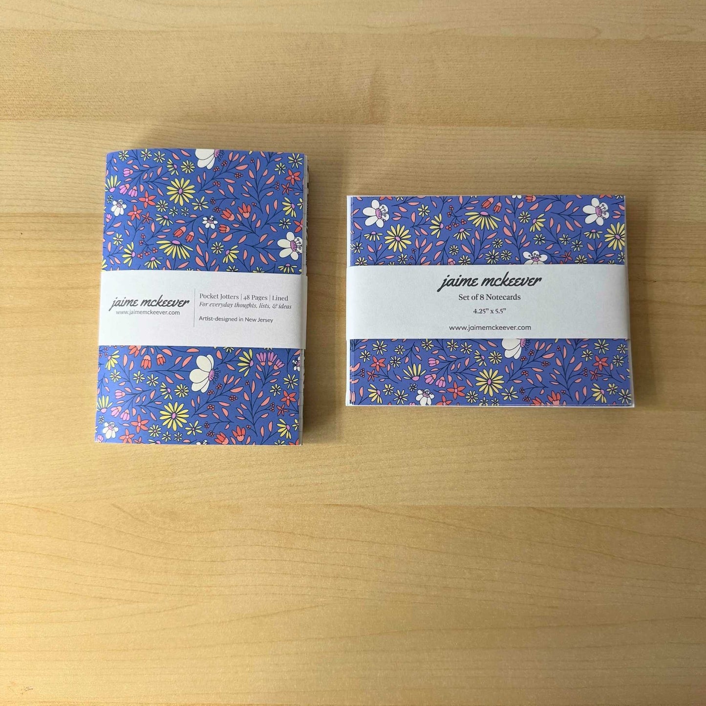 Wildflower Bloom (Blue) Notes Set