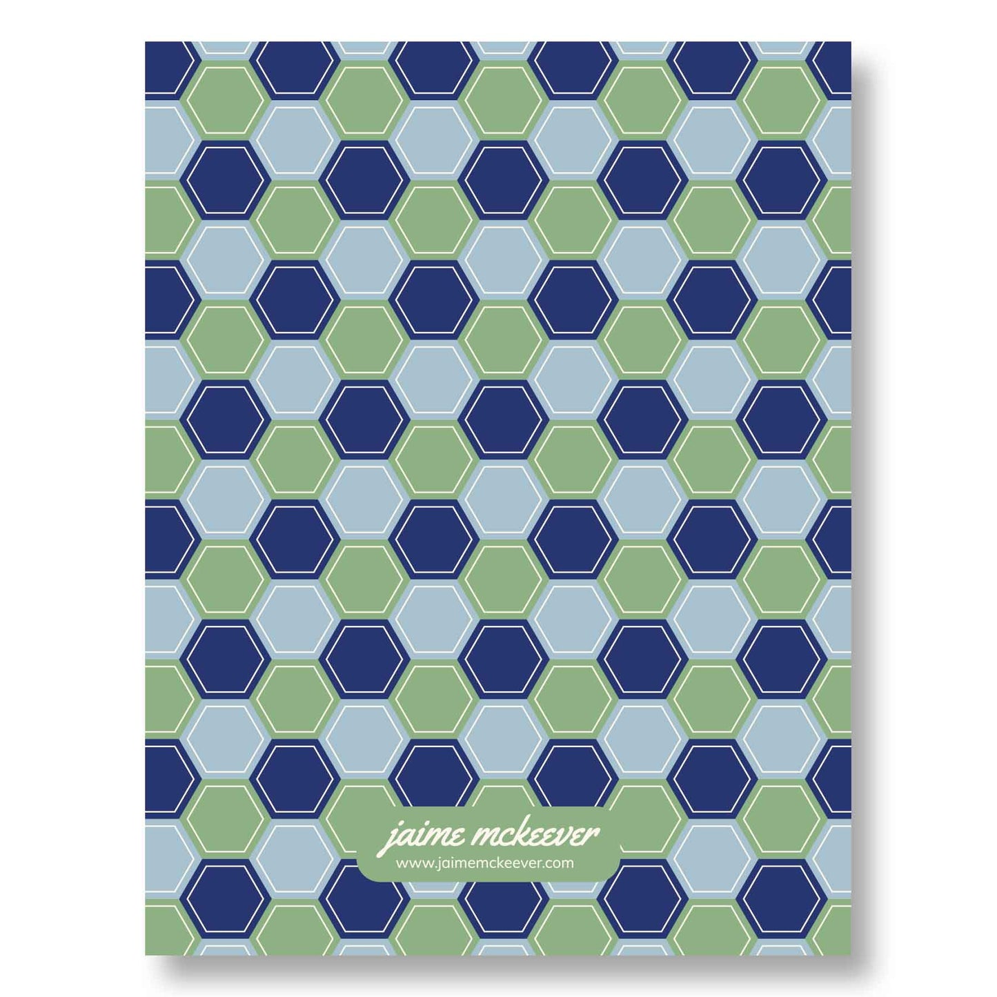 Modern Hexagon Congrats Card