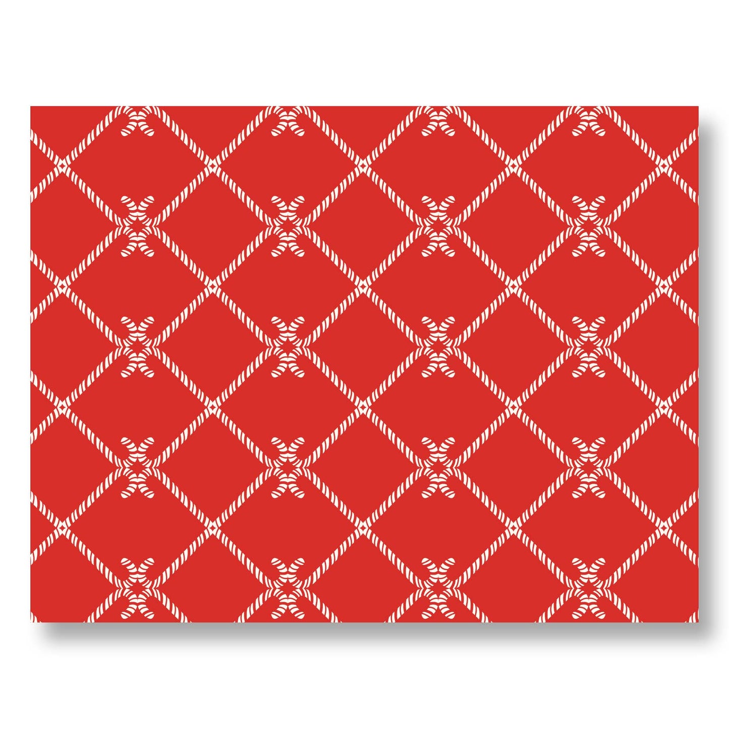 Candy Cane Holiday Greeting Card – Festive Red and White Design