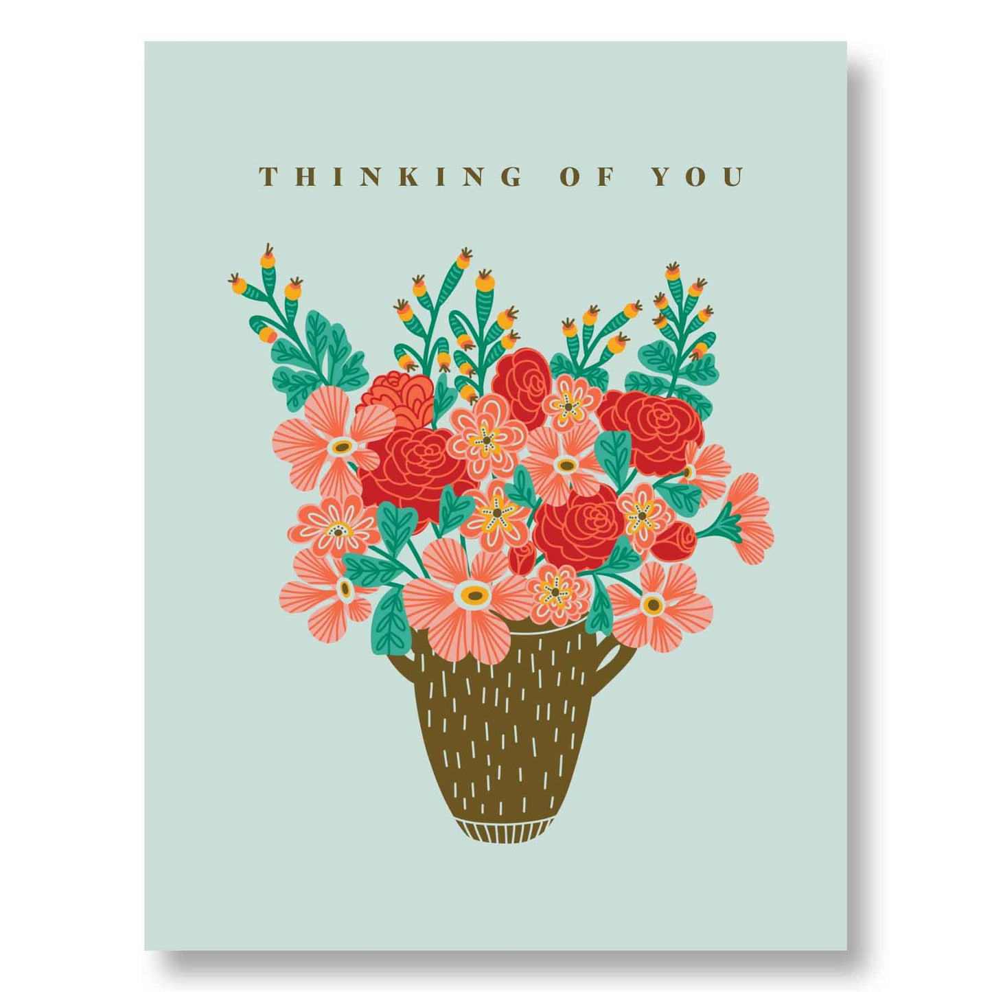 Thinking of You Flower Power Card