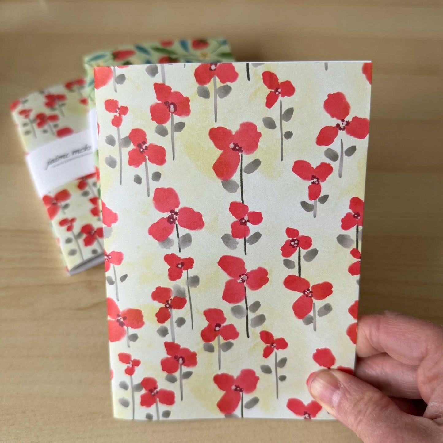 The Berries & Poppies Pocket Jotter Set