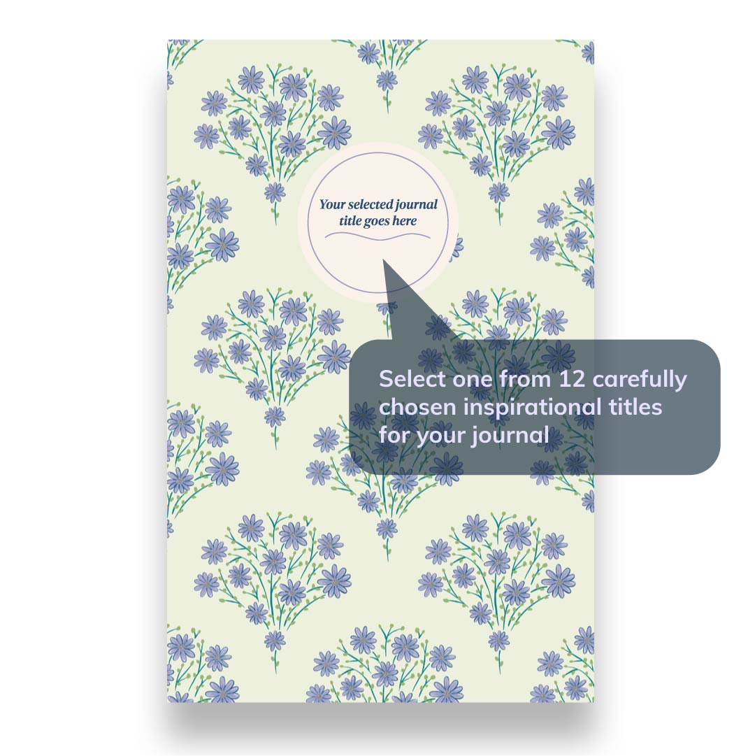 Purple Daisy Bouquet Journal