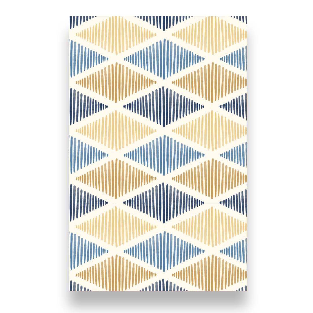 Diamonds Notebook - 8.5" x 5.5", Lined Journal by Jaime McKeever Designs