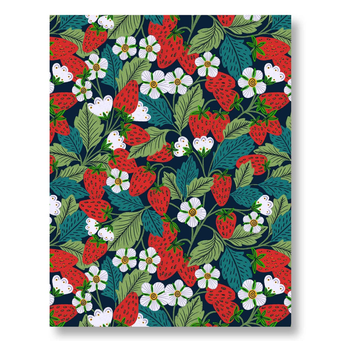 Strawberry Field Gift Set - Journal, Notecards, & Sticker