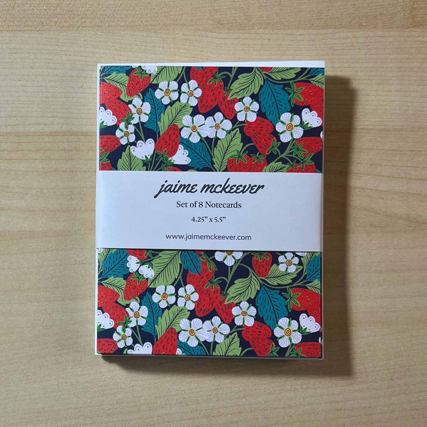 Strawberry Field Gift Set - Journal, Notecards, & Sticker