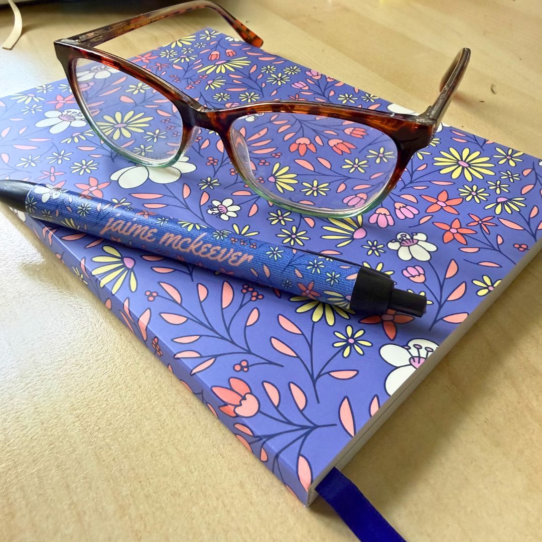 Wildflower Bloom in Blue Journal