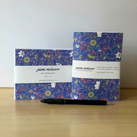 Wildflower Bloom (Blue) Notes Set