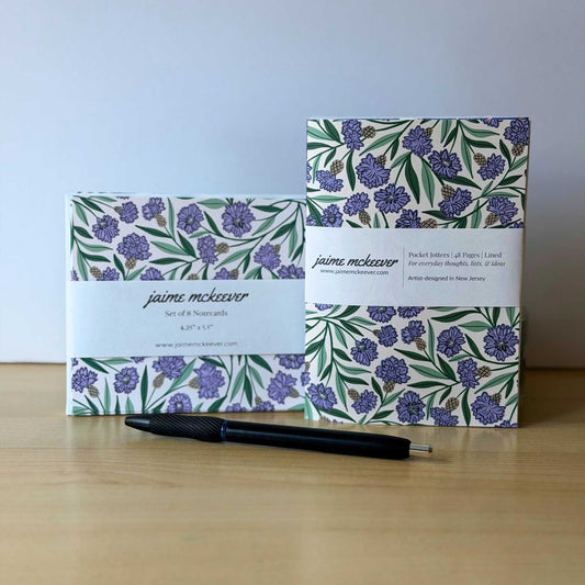 Cornflower Meadow Notes Set
