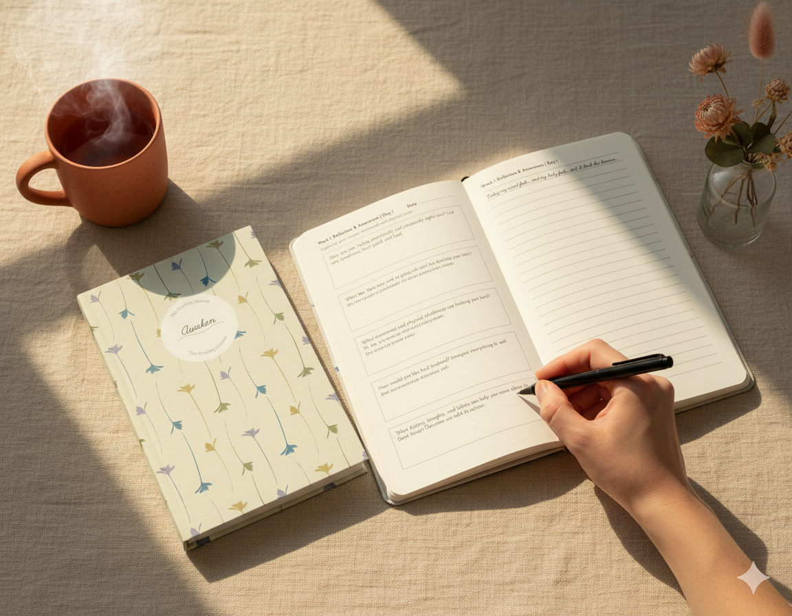 Awaken: The Healing Journal – A 30-Day Journey to Self-Discovery & Healing