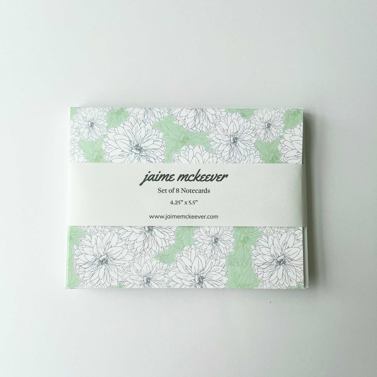 Blooming Dahlias Notecard Set