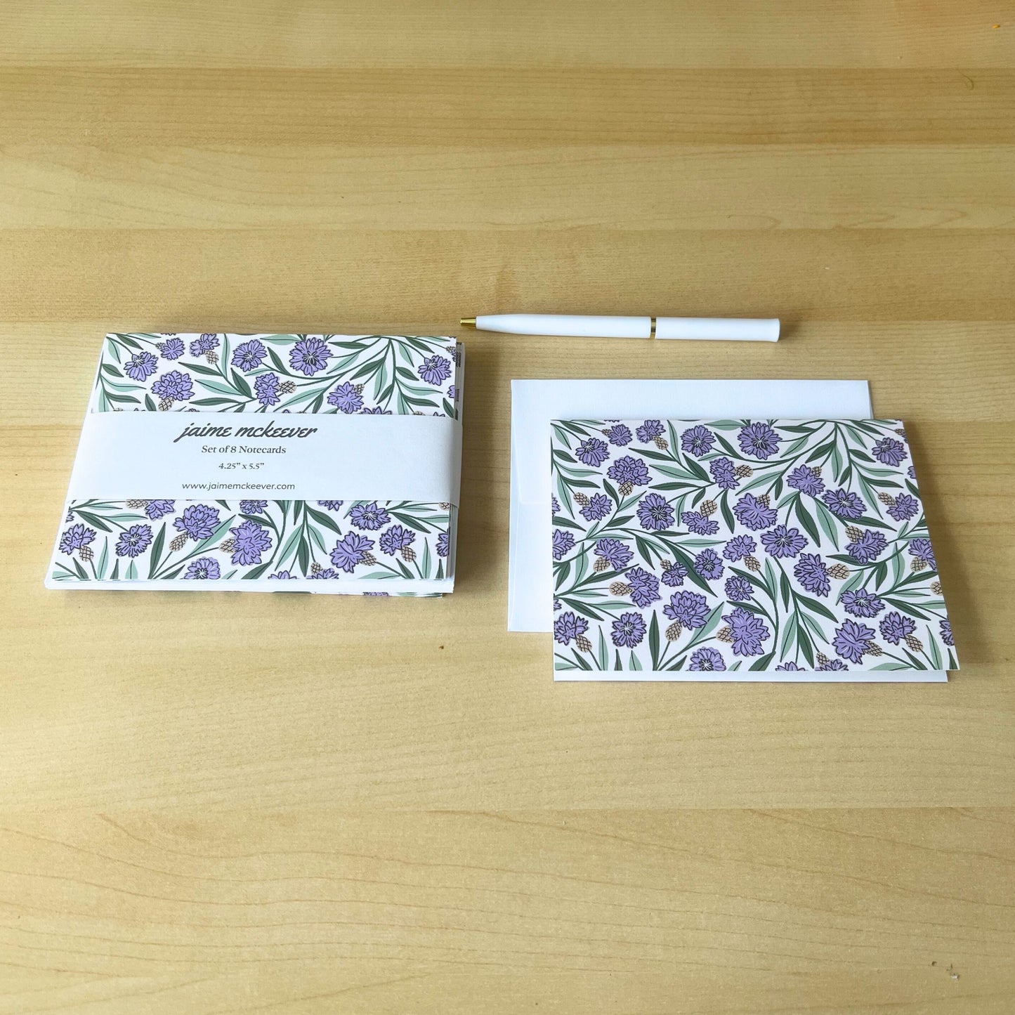 Cornflower Meadow Notecard Set