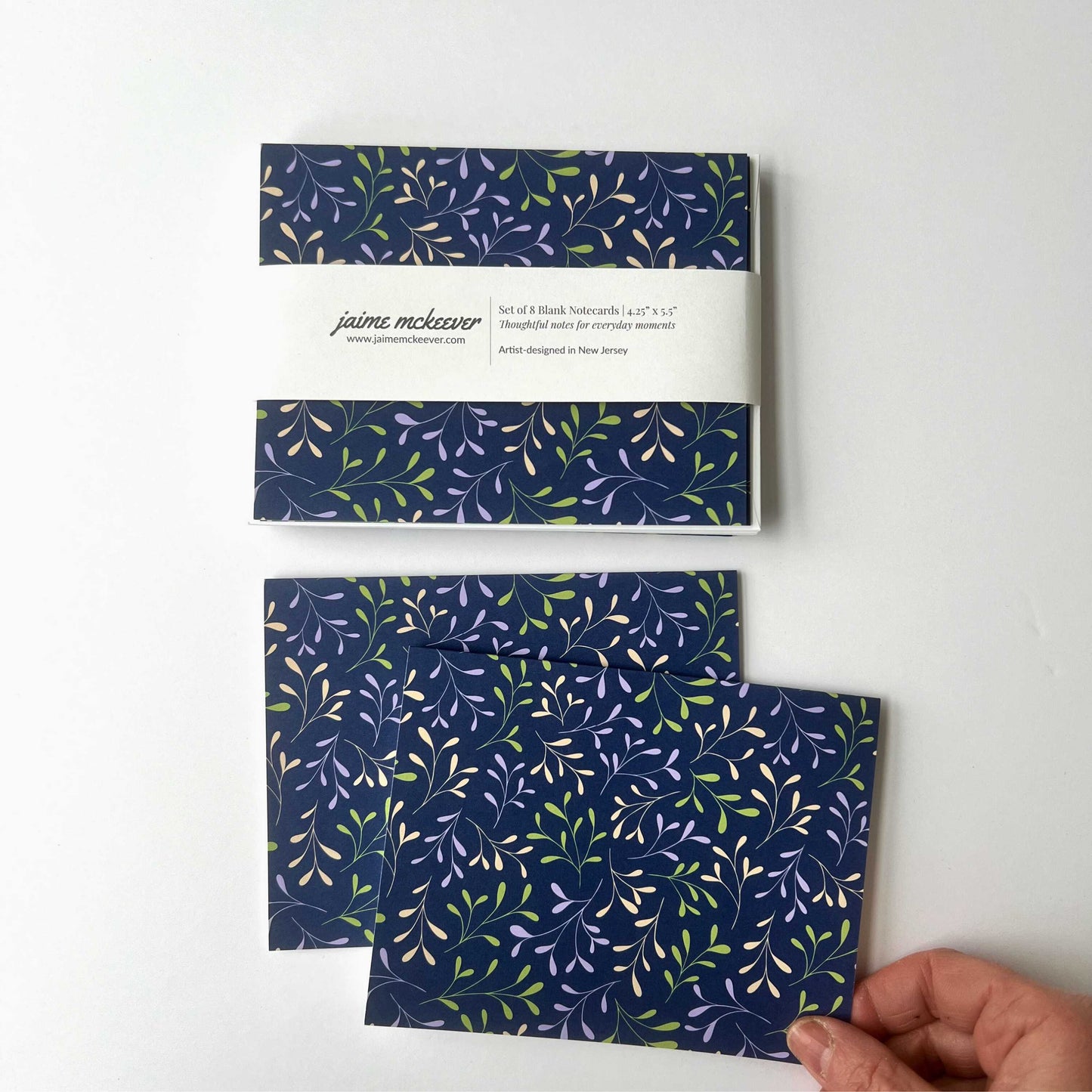 Evening Sprigs Notecard Set