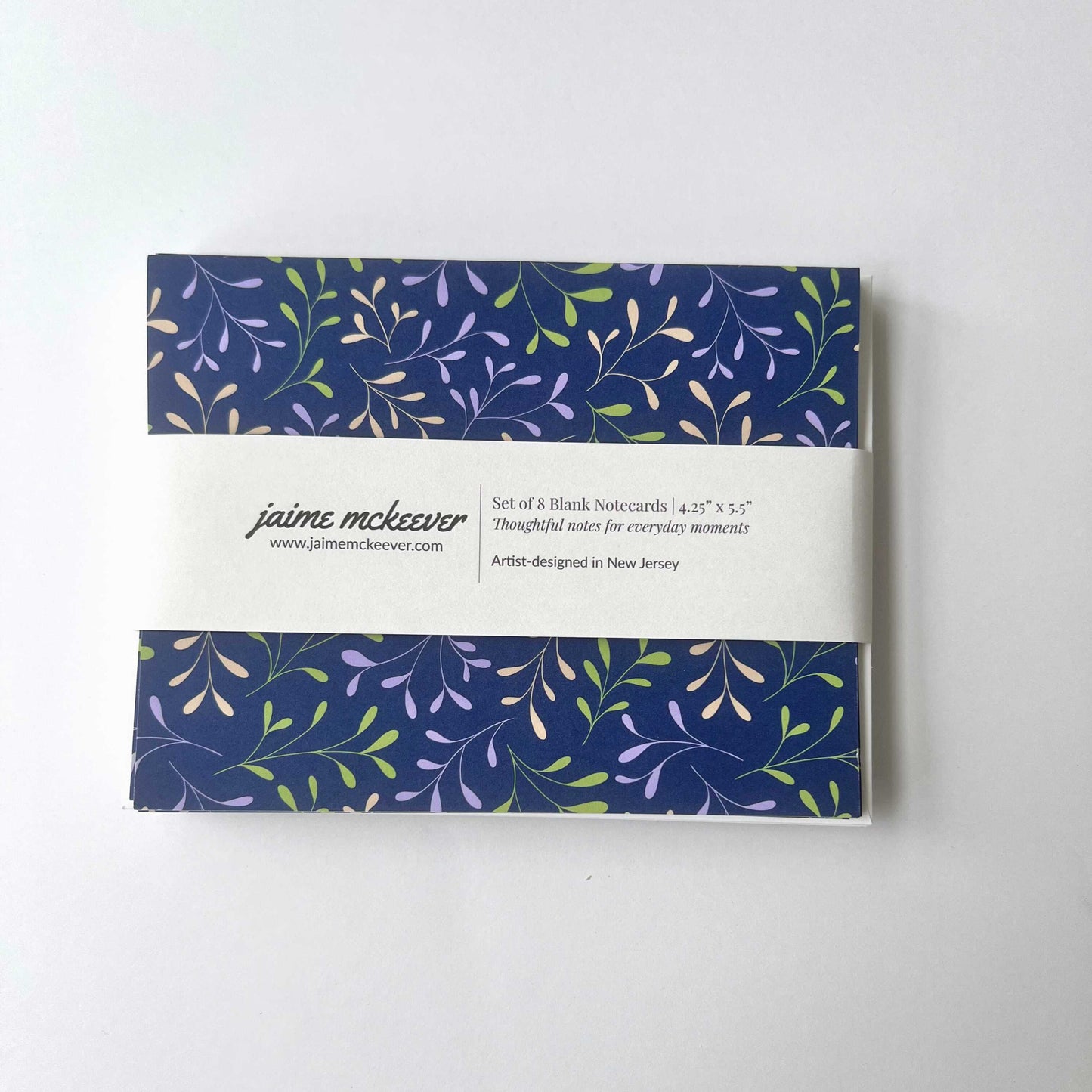 Evening Sprigs Notecard Set