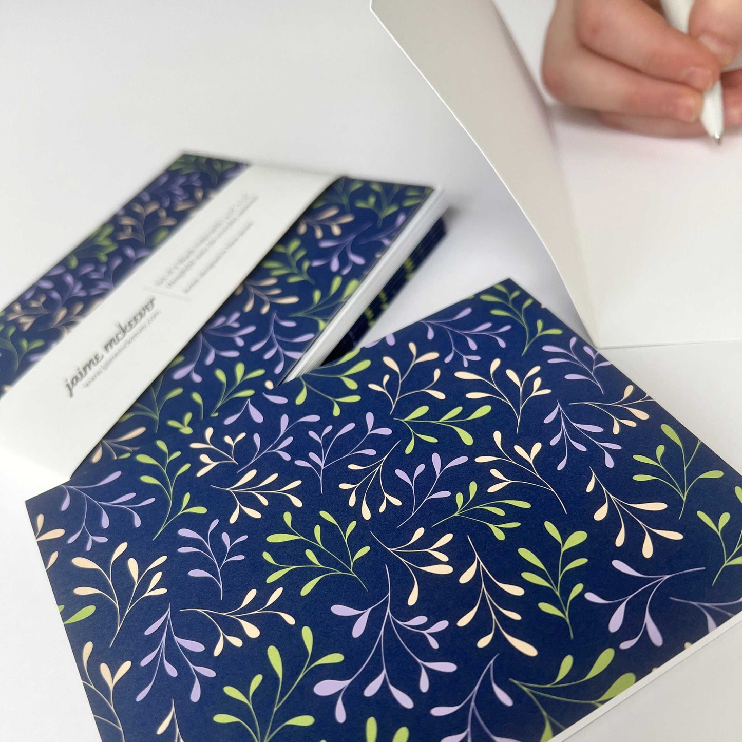 Evening Sprigs Notecard Set