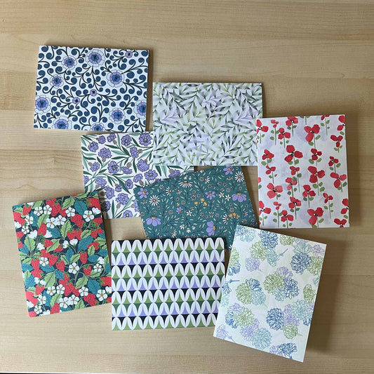 Mixed Pack of 8 Notecards – One of Each Design (2025)