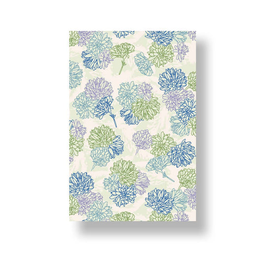 Floating Blooms Jotter Notebook – 4″ × 6″ Softcover – 30 Lined Pages