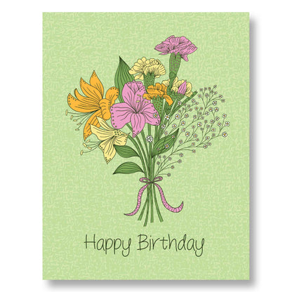 Handpicked Wildflowers "Happy Birthday" Card
