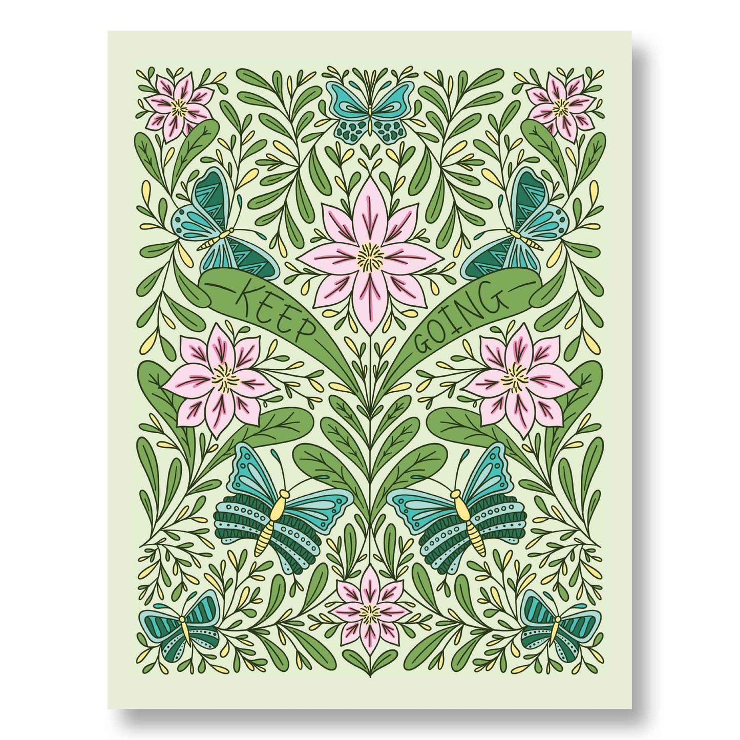 "Keep Going" Encouragement Card