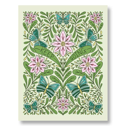 "Keep Going" Encouragement Card