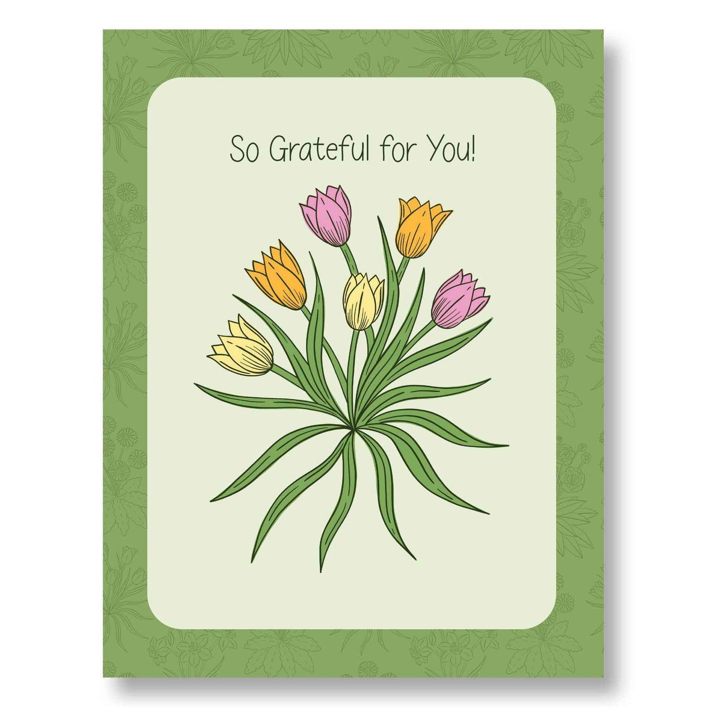 "So Grateful for You" Card