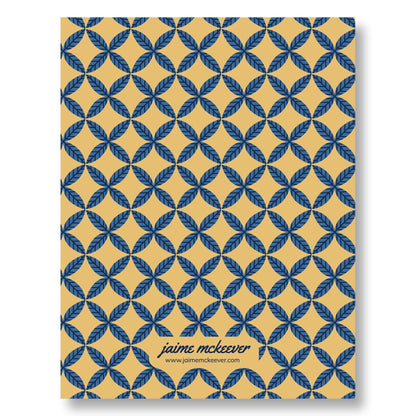 Hanukkah / Light Greeting Notecard Set of 8 – Brush Stroke Design – A2 Cards & White Envelopes – Belly Band Wrapped