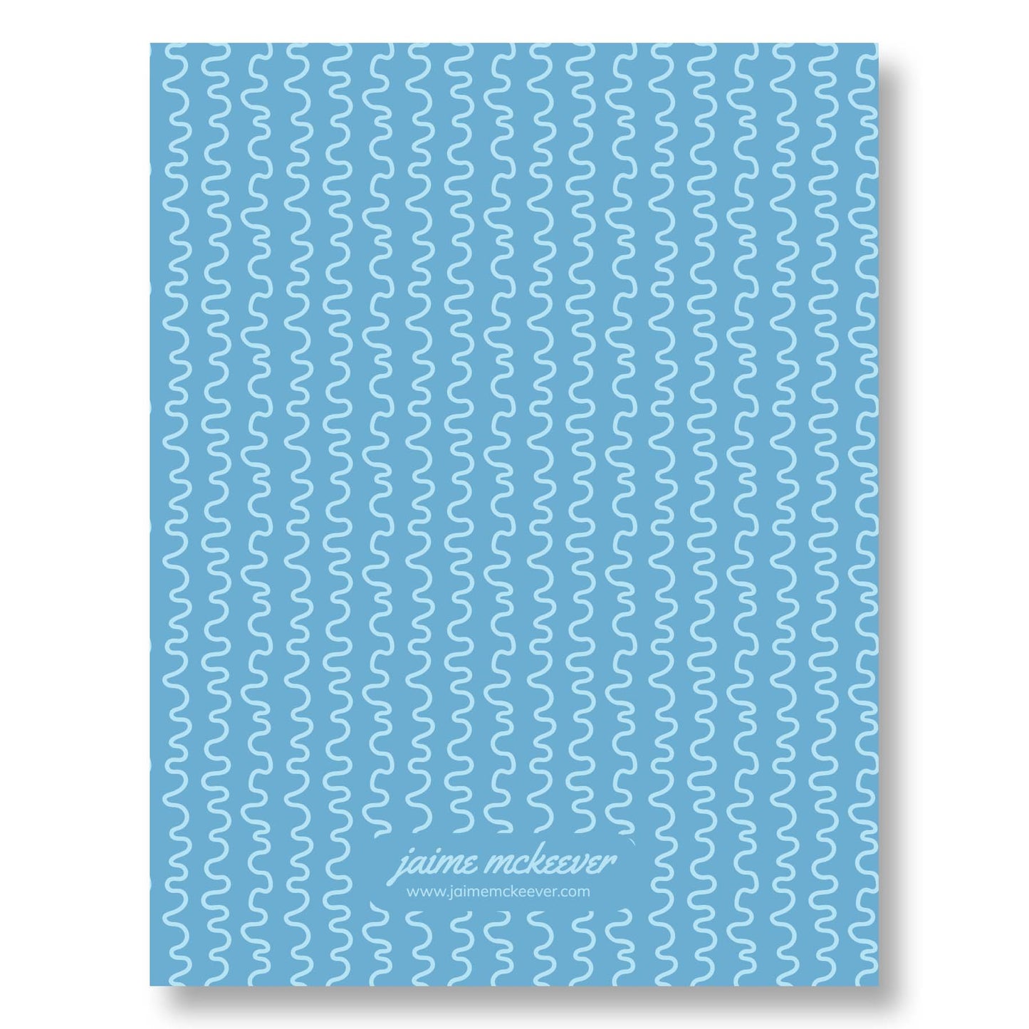 Holiday Notecard Set of 8 – Let It Snow Abstract Snow Motif – A2 Cards & White Envelopes – Belly Band Wrapped