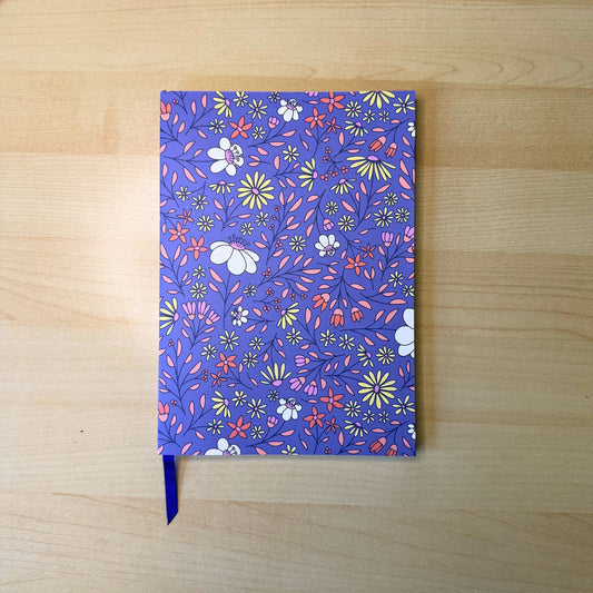 Wildflower Bloom in Blue Journal