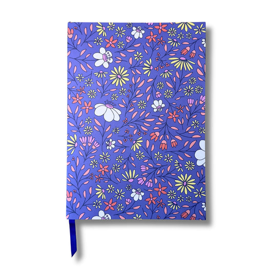 Wildflower Bloom in Blue Journal