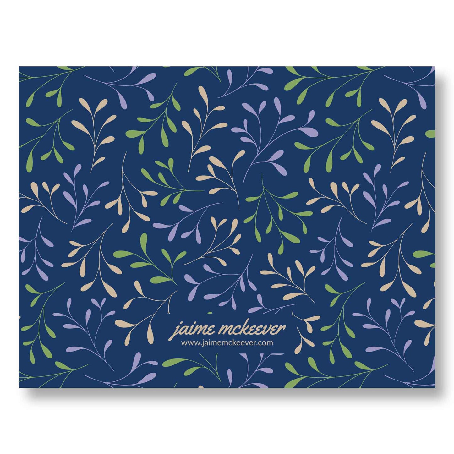 Evening Sprigs Notecard Set