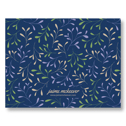 Evening Sprigs Notecard Set