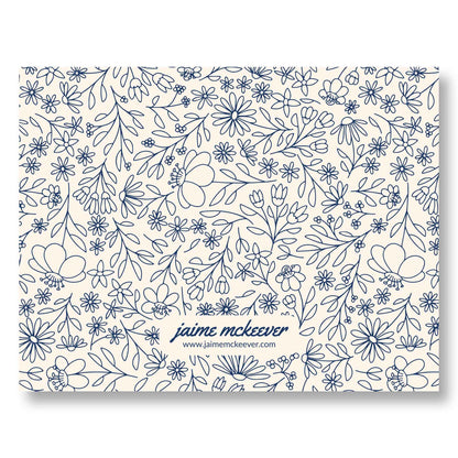 Wildflower Bloom (Cream) Notecard Set