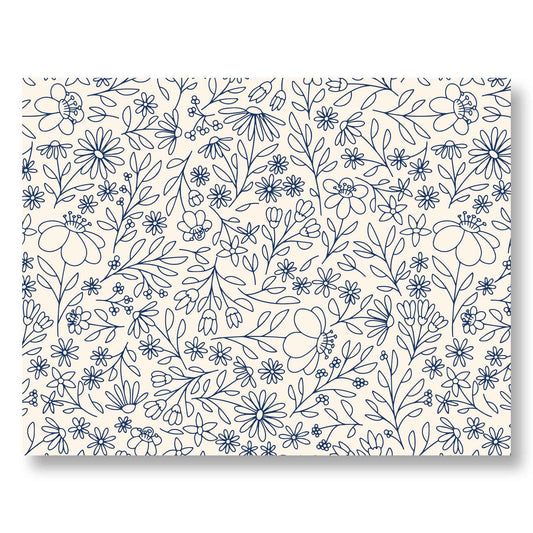 Wildflower Bloom (Cream) Notecard Set