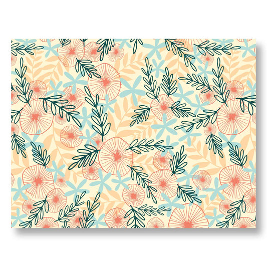 Harmony in Bloom Notecard Set – 8 Hand-Drawn Abstract Floral Cards