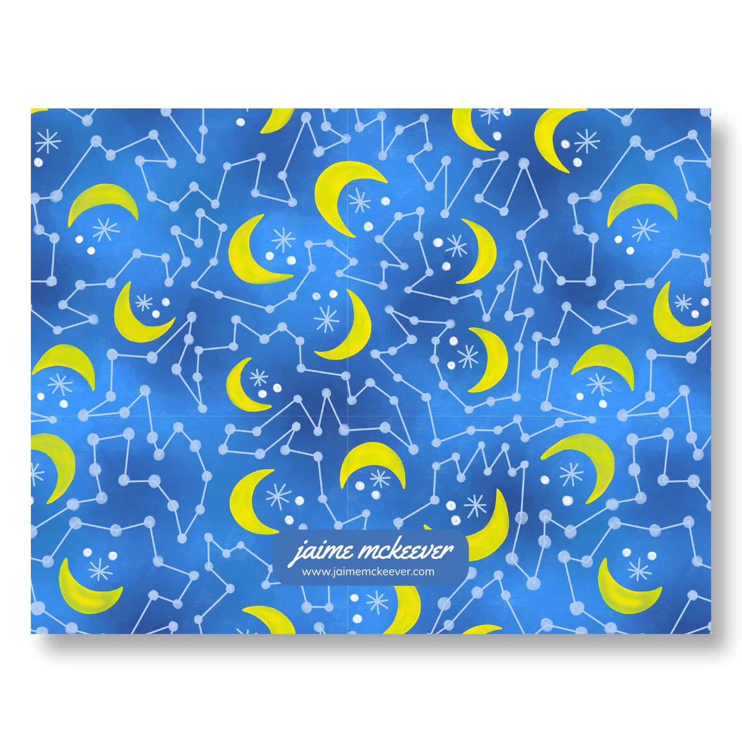 Celestial Glow Notecard Set – 8 Blank Cards with Envelopes (5.5″ × 4.25″)