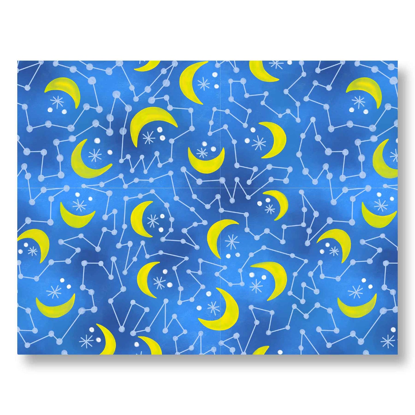 Celestial Glow Notecard Set – 8 Blank Cards with Envelopes (5.5″ × 4.25″)