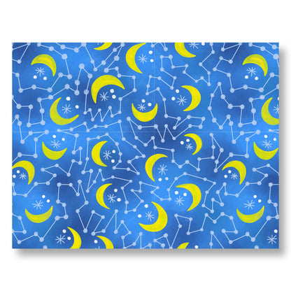 Celestial Glow Notecard Set – 8 Blank Cards with Envelopes (5.5″ × 4.25″)