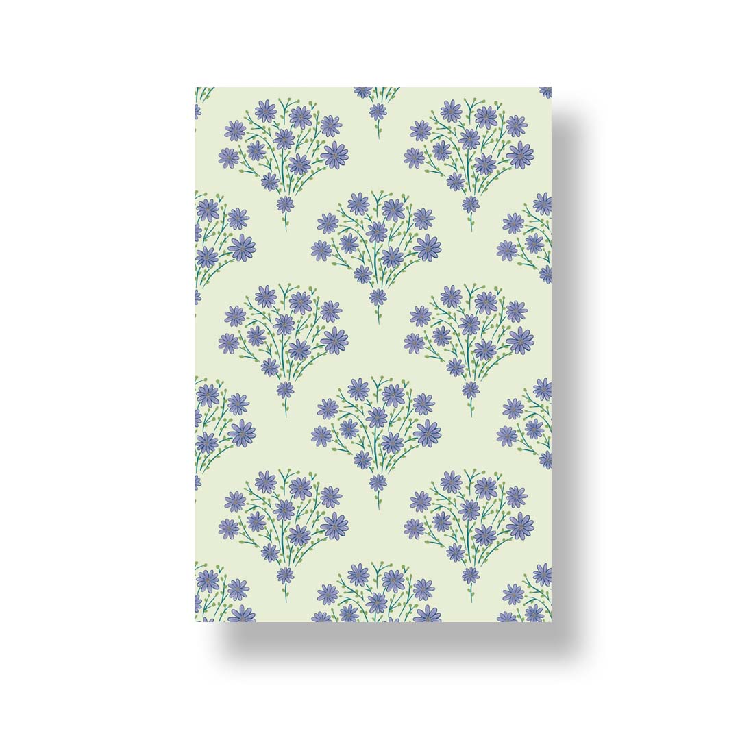 Purple Daisy Bouquet Jotter Notebook – 4″ × 6″ Softcover – 30 Lined Pages