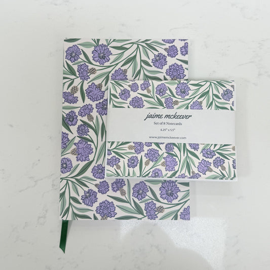 Cornflower Meadow Writing Set