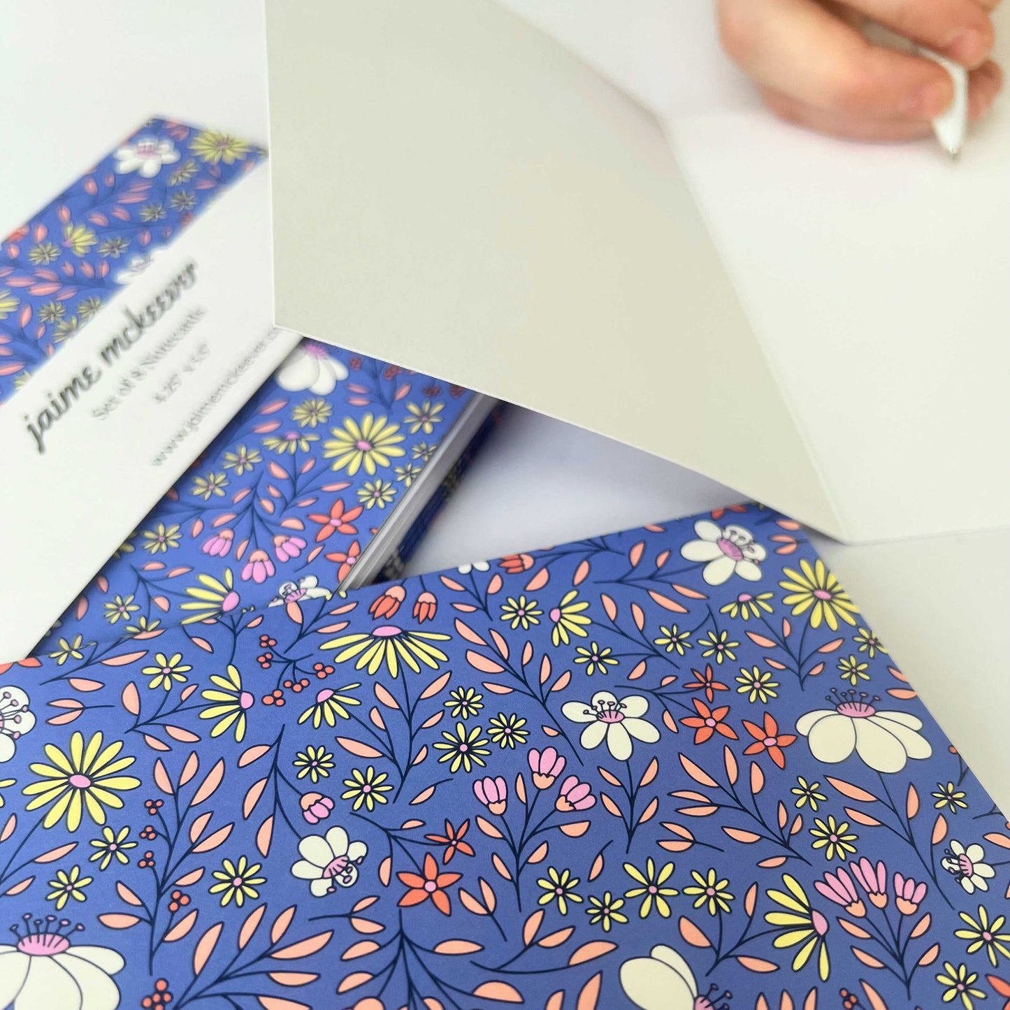 Wildflower Bloom in Blue Writing Set